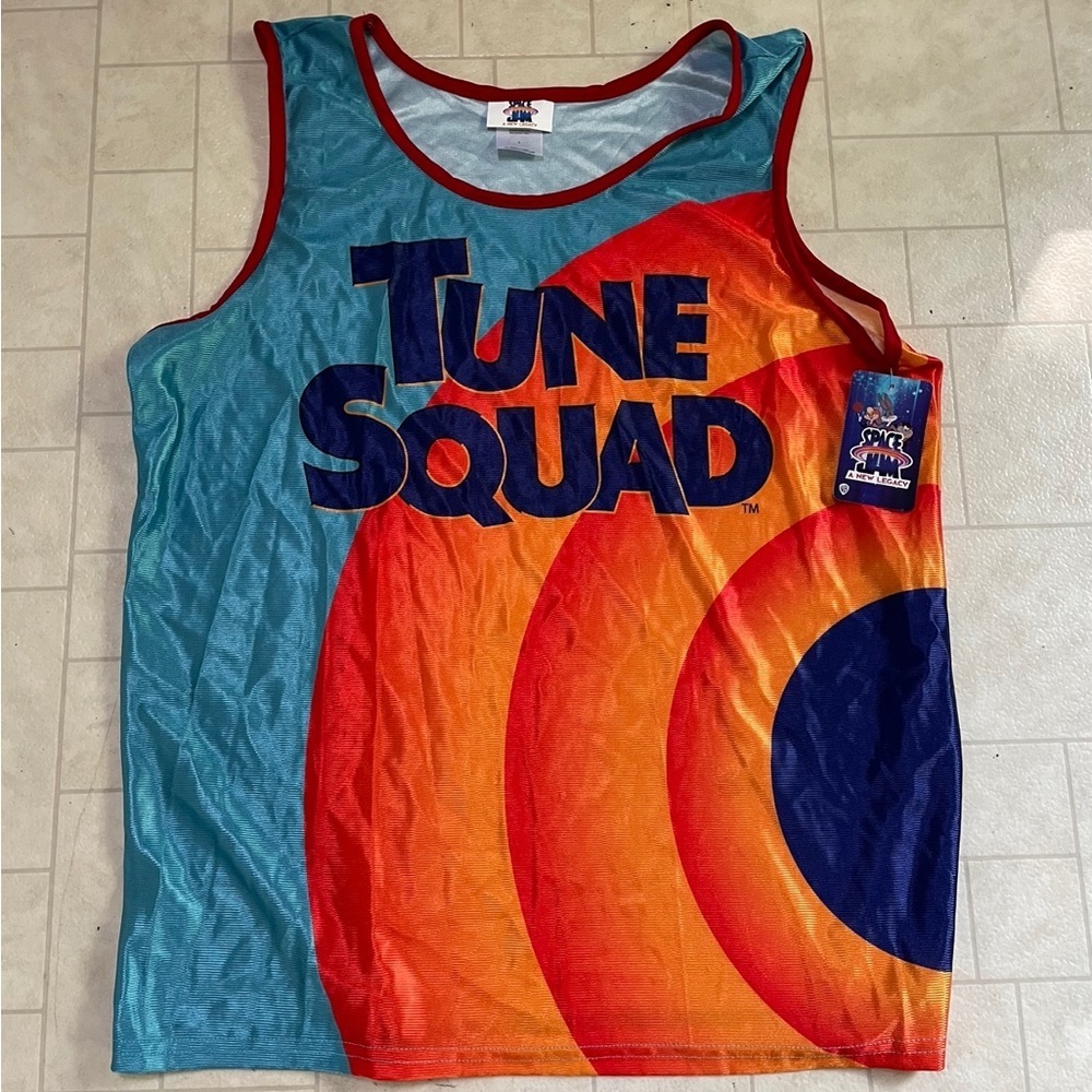SPACE Jam: A New Legacy Tune Squad Jersey Size Large NEW Tank Top Shirt